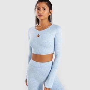 Gymshark Fleur Texture Crop